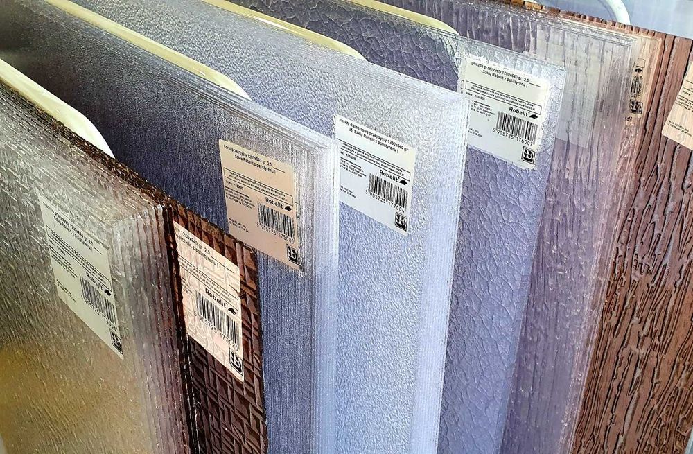 szyba do drzwi 2,5 mm szkło bezpieczne formatka polistyren Białystok