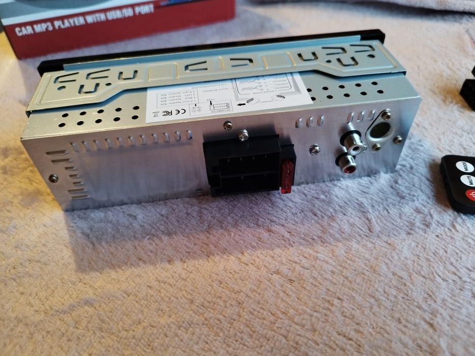 Radio samochodowe MP3 1DIN Bluetooth | Pilot | USB | AUX | 12V