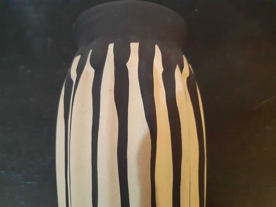 Jarra cerâmica artesanato, altura 26cm, como nova