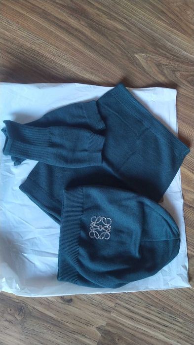 Czapka, komin, mitenki - komplet Monouu nowy