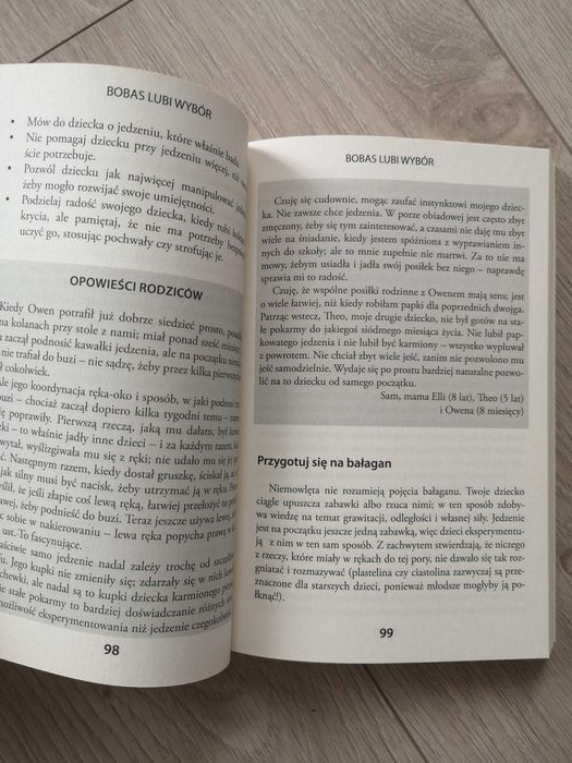 Książka Bobas lubi wybór