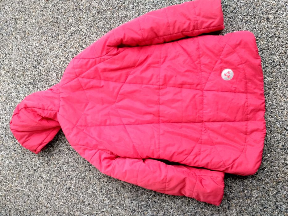 Długa kurtka płaszcz 152 Coccodrillo dziewczynki gruby ciepły zimowy