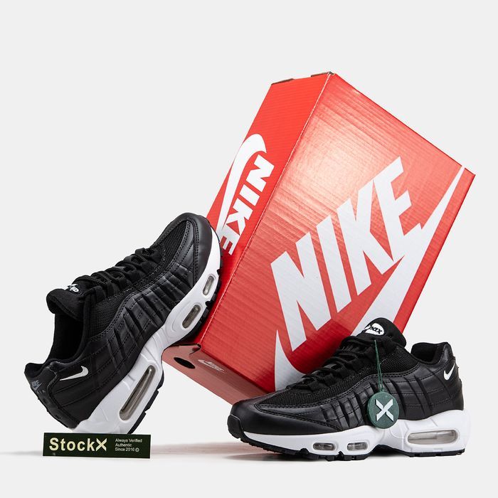 Кросівки Кроссовки Nike Air Max 95 Black White повсякденні