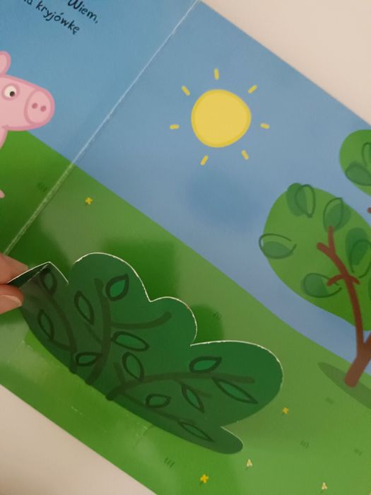 3 książki Świnka Peppa z serii Odrywaj i czytaj oraz odkrywanka