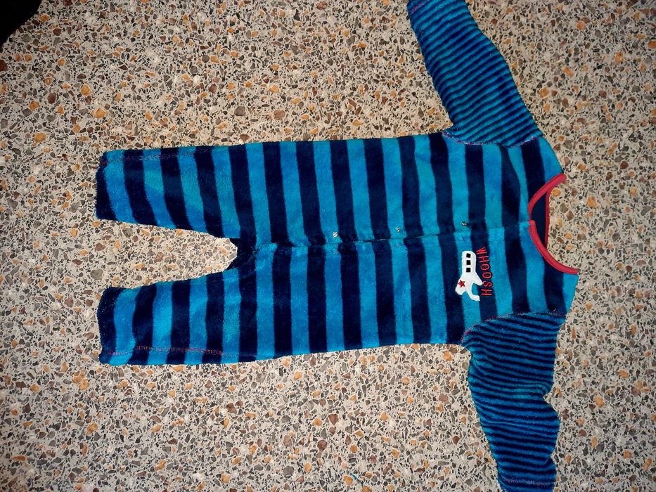 Пижама. домашний костюм. человечек .тёплый 1-3 года