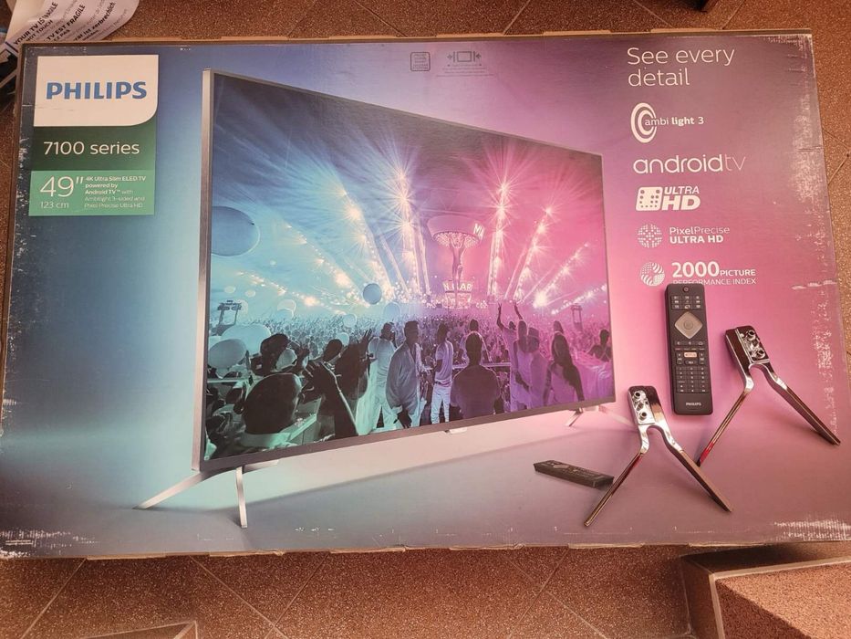 Телевізор Philips 49PUS7101/12 4К ULTRA HD Android TV AMBILING