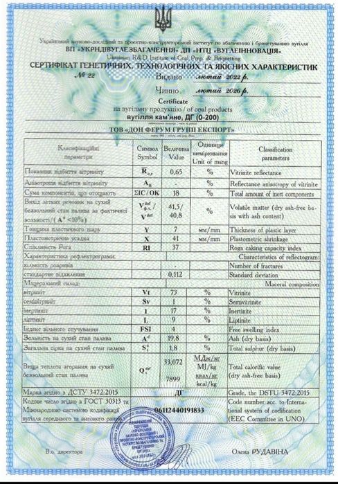 Вугілля Донбасу.Марка ДГ(довгопламений газовий)