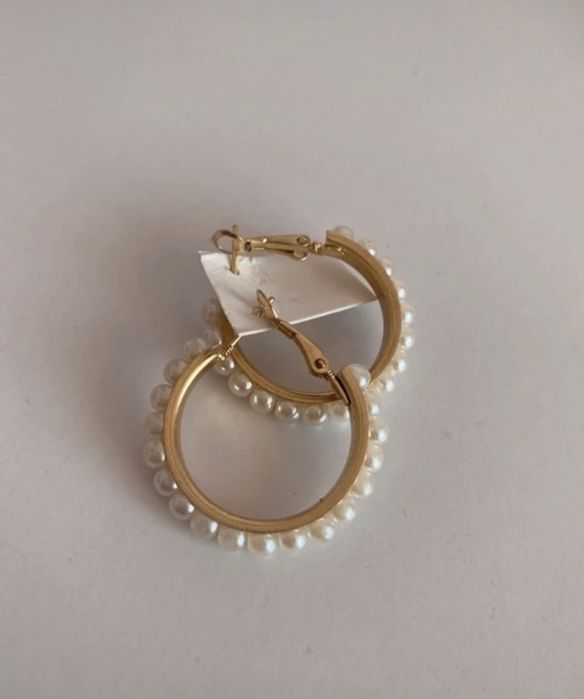 Kolczuki kółka perełki
