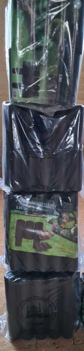 Mini palisada ogrodowa 2.8m opakowanie ciemny brąz