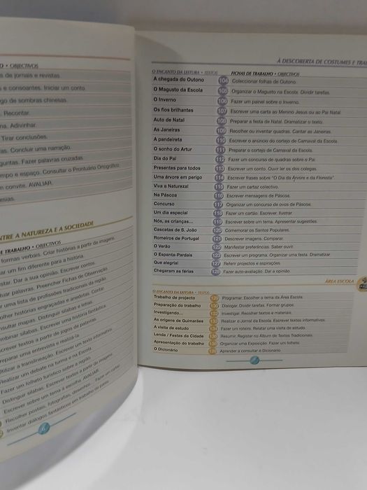 Pack 2 Livros ~ O Encanto da Leitura - Lingua Portuguesa 3º Ano