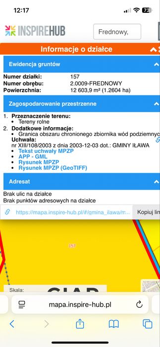 Łąka 1.3 ha malownicze miejsce