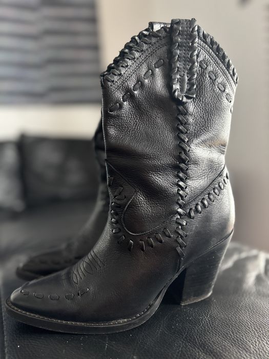 Kowbojki skóra Mango 39