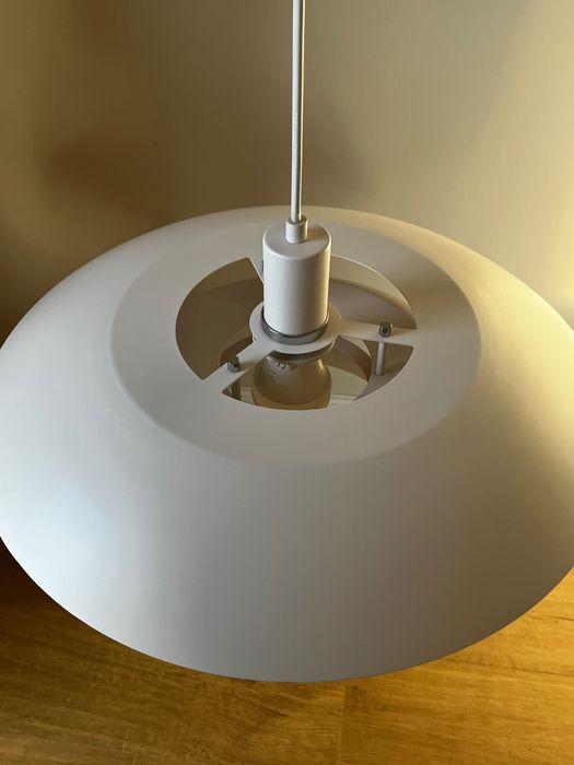 Lampa wisząca retro Aneta Epsilon biała