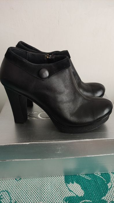 Кожаные ботинки, ботильоны