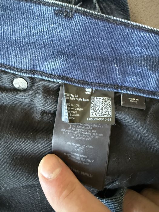 G-Star RAW D-Staq 3D Skinny джинси W38 L34 чоловічі