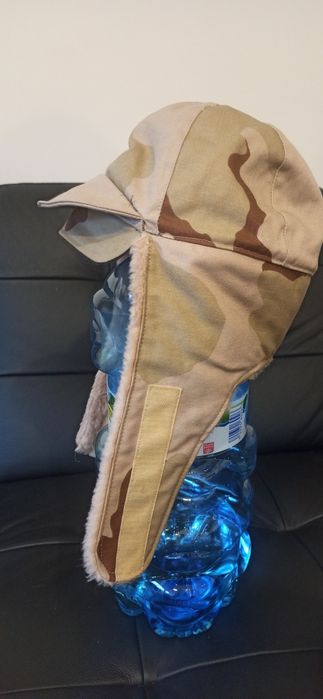 Czapka zimowa 57 uszatka uszanka moro NOWA