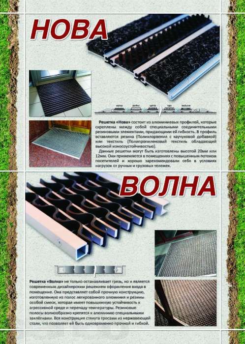 Грязезащитные, антискользящие  коврики для помещений и улицы.