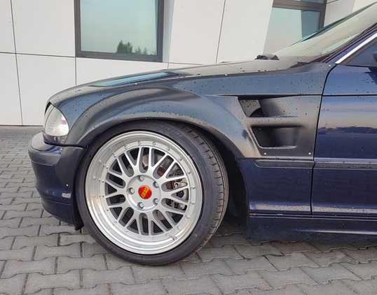 BMW E46 Sedan poszerzenia Przód Wide Body Kit Drift Daily 50 mm