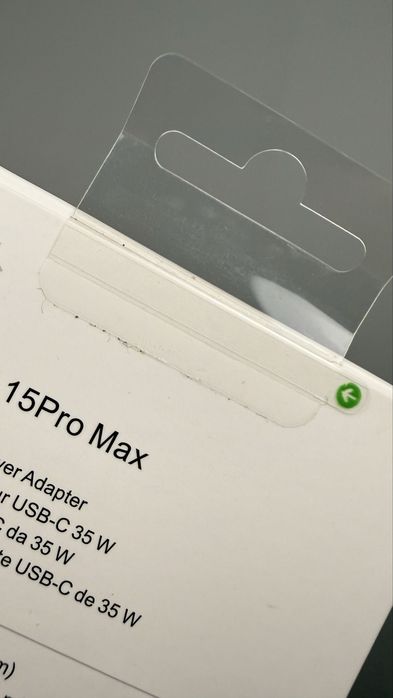 Apple Carregador 35W com cabo selado