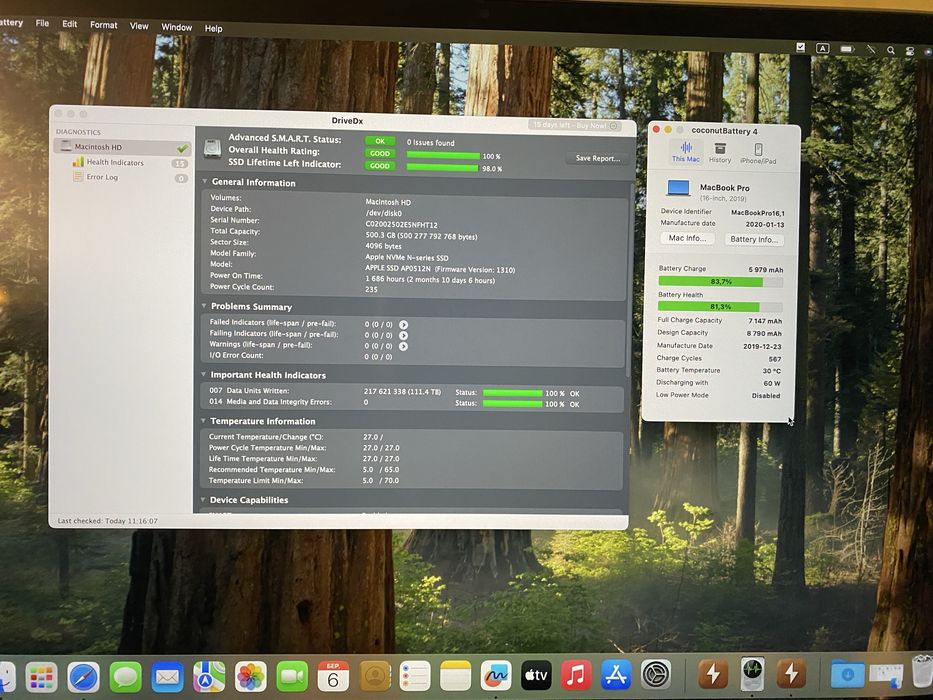 MacBook Pro 16-inch (Core i7 / 16GB / 512GB / Radeon 5300M)