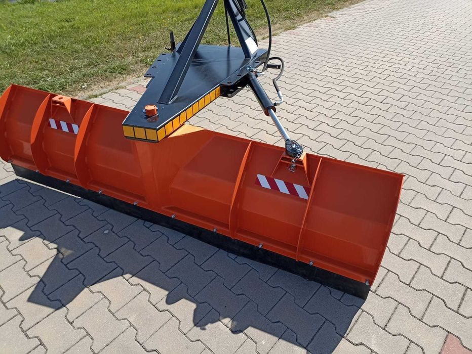 Pług na TUZ do ciągnika, odśnieżanie przód i tył, obrotowy 360