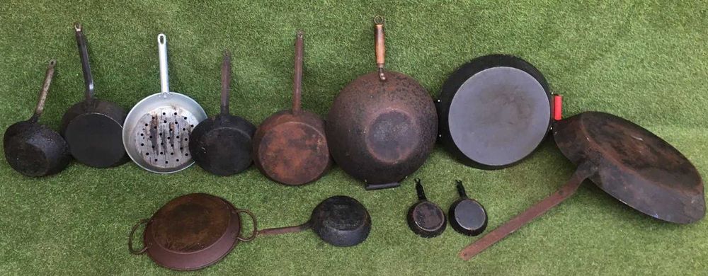 Frigideiras antigas - Para decoração rústica