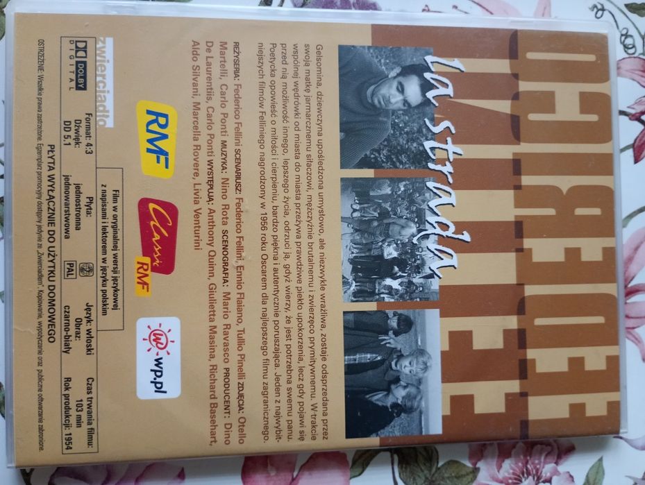 Film DVD La Strada Federico Fellini Giulietta Massina Anthony Quinn