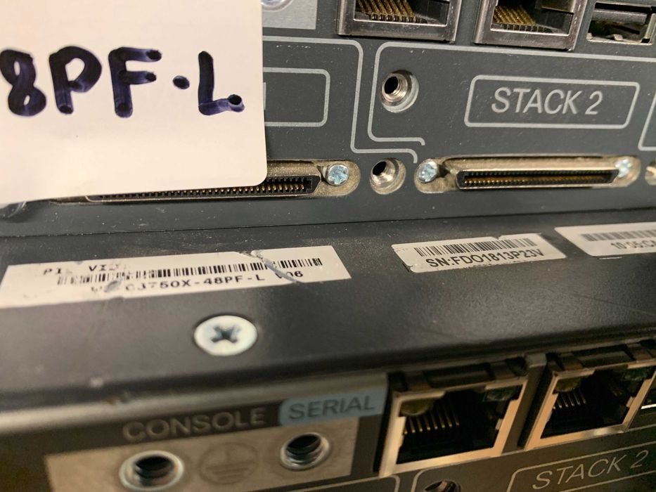 Комутатор Cisco Catalyst WS-C3750X-48PF-L Є КІЛЬКІСТЬ