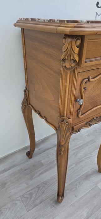 Szafka stylowa Chippendale Komoda Marmur