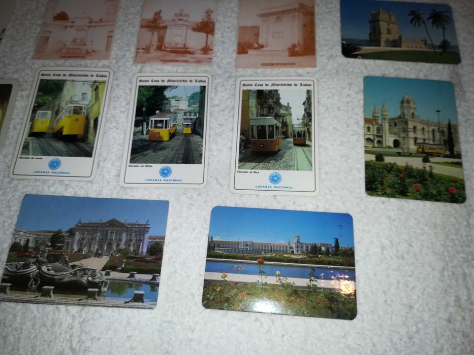 monumentos e paisagens da cidade de lisboa (23 calendários) raros