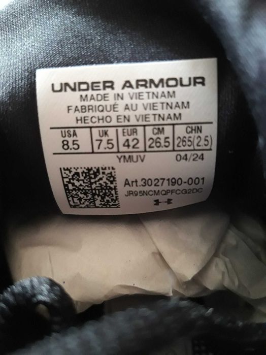 Sapatilhas Corrida running UNDER ARMOUR - Artigo NOVO.
