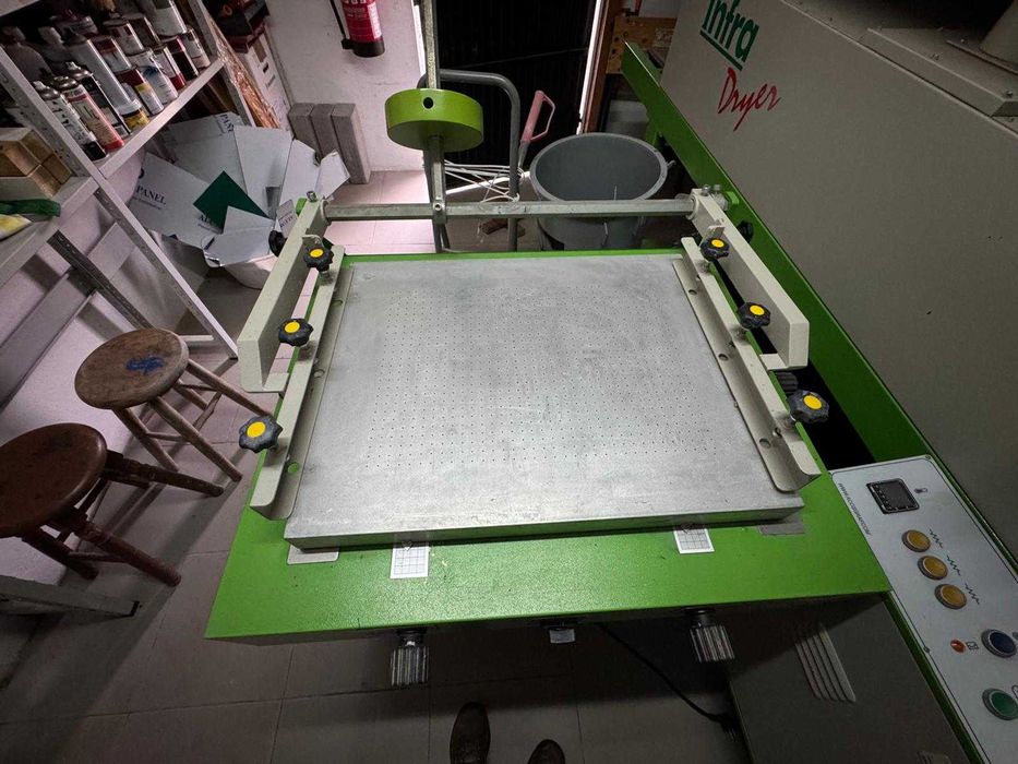 Máquina de serigrafia Manual de 70cm x 55cm com Vacuo
