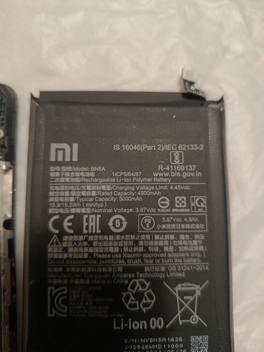 Redmi note 10 5G.  4/128 по запчастинам