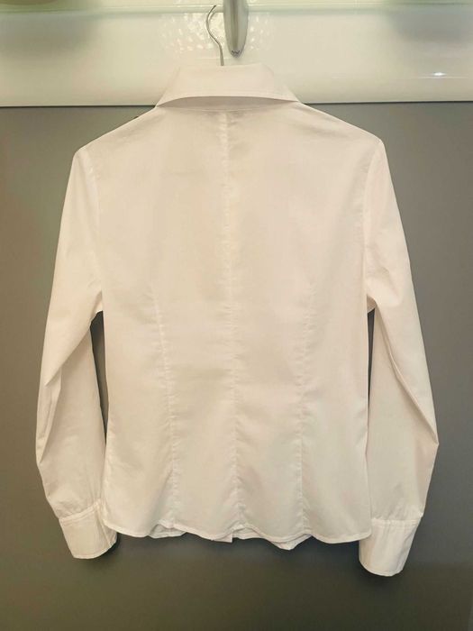Koszula biała 100% bawełniana z ozdobną chustą 38/M