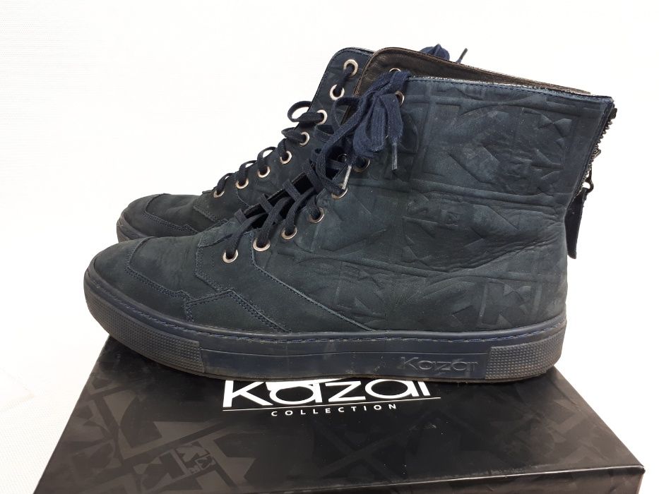 Sneakersy KAZAR Leo 27419 Granatowy 41 skóra naturalna
