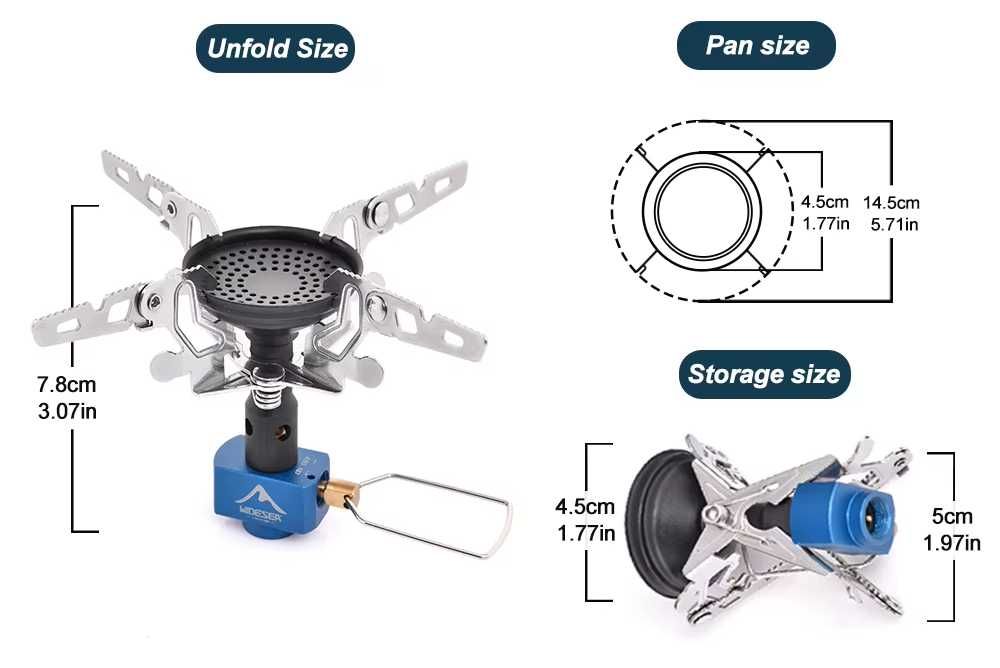 Widesea GS-X1 Туристичний газовий пальник Гарантія