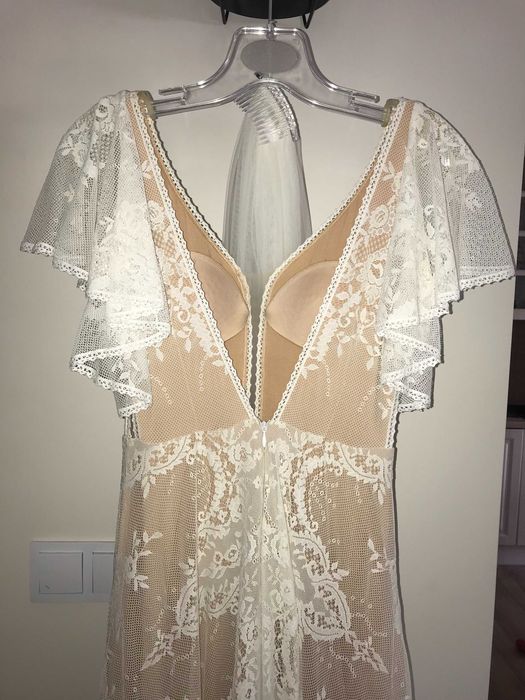 Suknia ślubna boho Marta Trojanowska Porto 48