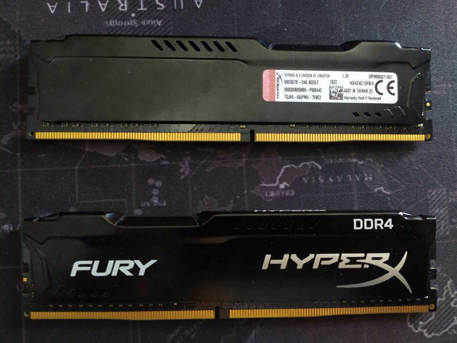 Оперативная память HyperX Kingston Fury DDR4-2400 8192MB