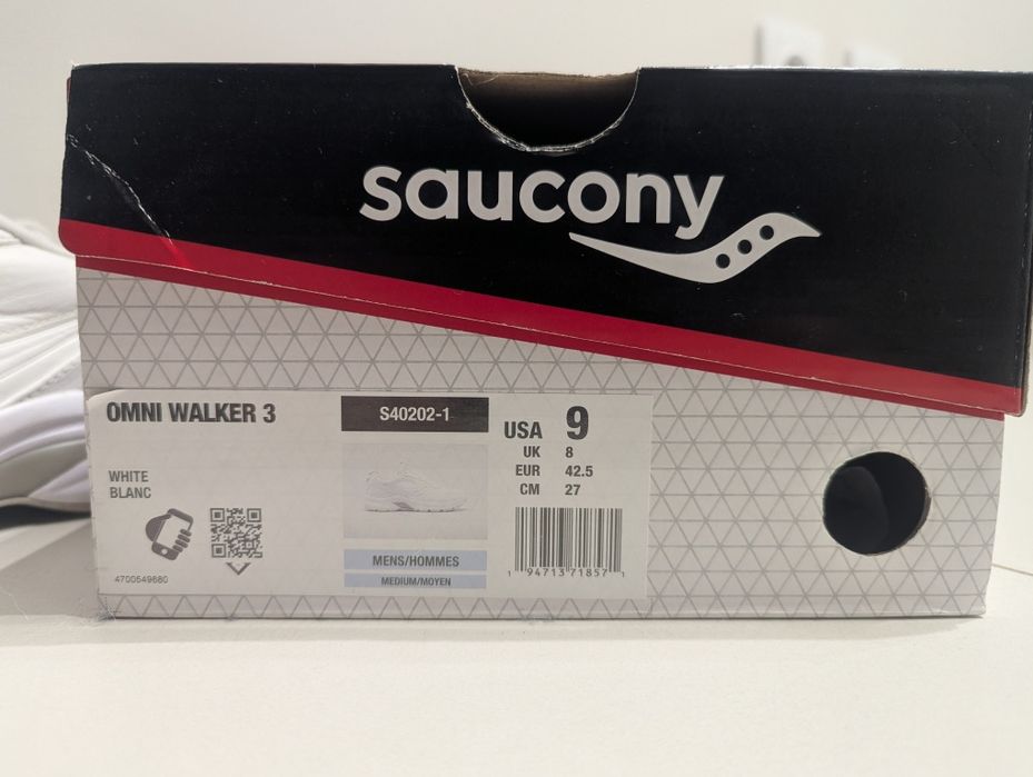 Saucony Omni Walker 3, rozmiar 42,5 – używane, stan dobry

Sprzedam uż