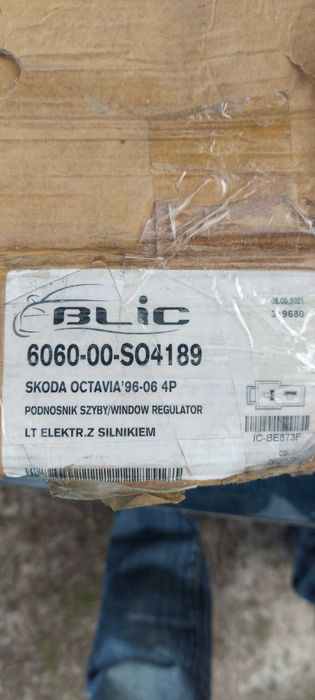 Mechanizm podnoszenia szyby Skoda Octavia 1