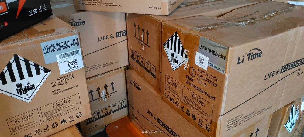 Аккумулятор для ИБП / инвертора LiTime LiFePO4 24В 100А·ч