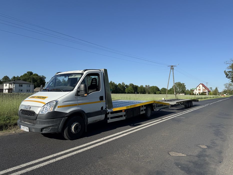 Pomoc drogowa Wrocław 5miejsc holowanie laweta transport Wroclaw
