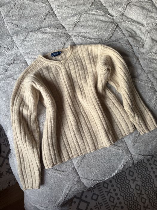 J.CREW 100% Wool Sweater / Wełniany Sweter L/M/S Luxury Vintage Minimalist