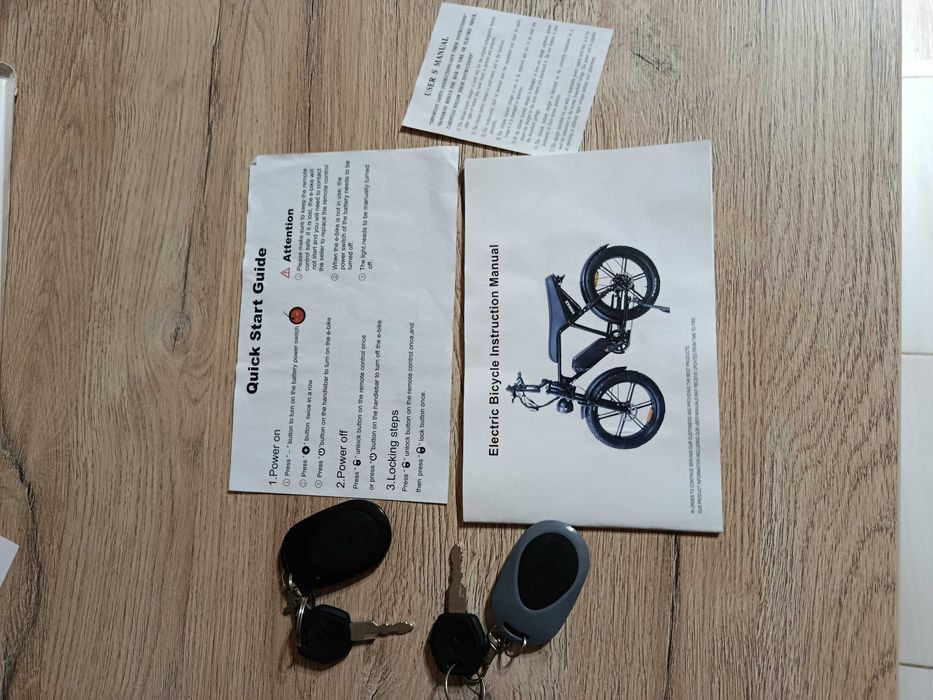 Fatbike elktryczny Ouxi V8 Max, rower