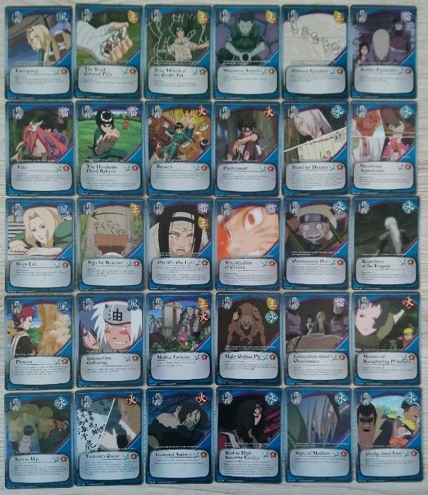 Karty do gry Naruto CCG, karty Mission