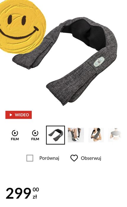 Masażer pleców i karku Raven