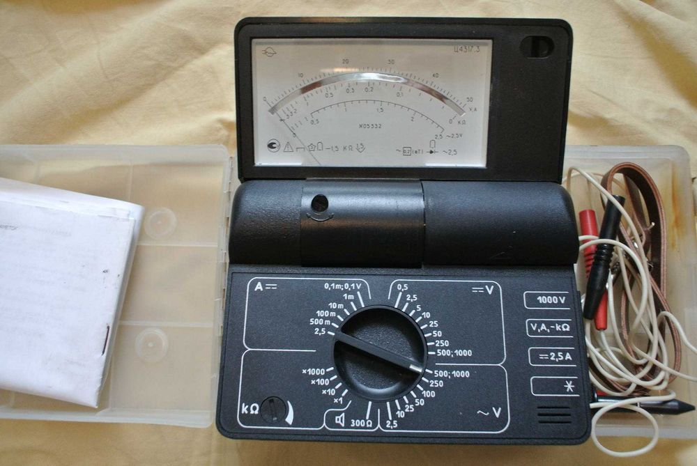 Тестер мультиметр Ц4317.3 редкий раскладной