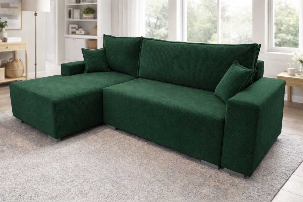 Narożnik RELAX | Duża kanapa | Funkcja spania