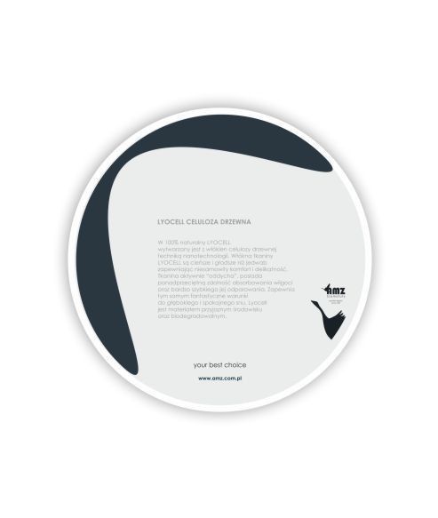 Poduszka AMZ LYOCELL pikowana antyalergiczna 50x70cm Szampański