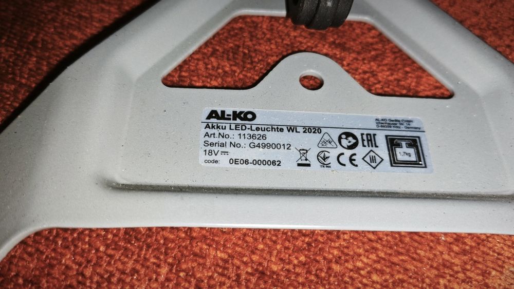 Lampa robocza AL - KO